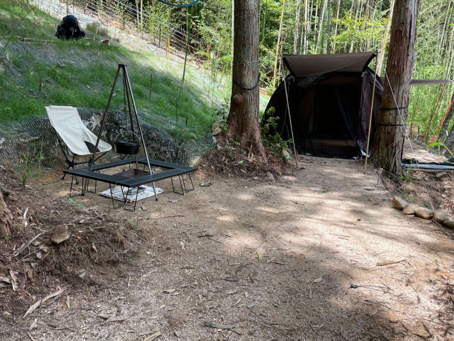 世羅台地の貸し切りが出来る野うさぎの杜キャンプ場 キャンプ場